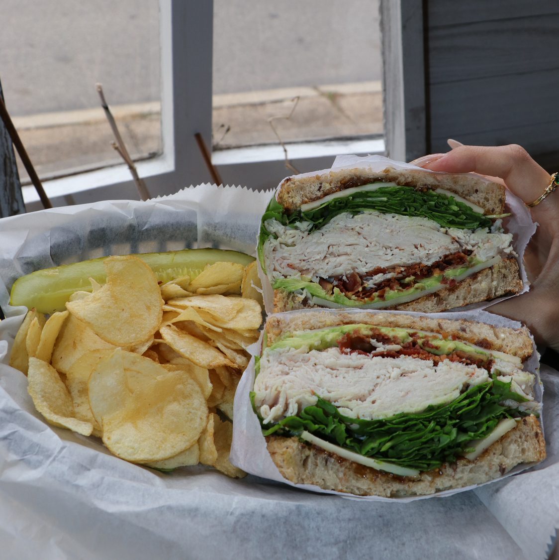 The Turkey & Fig Signature Sandwich.