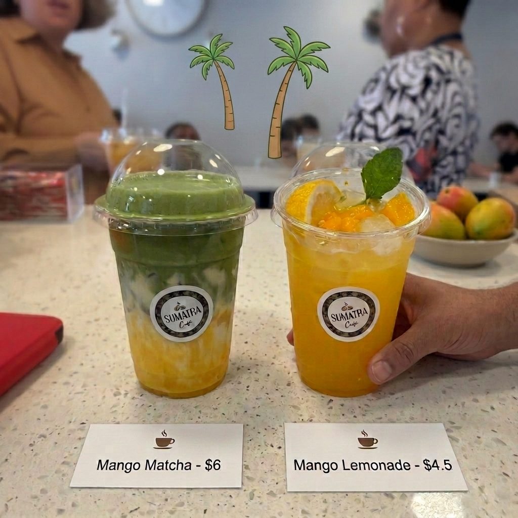 Mango lemonade ( Iced )🥭.